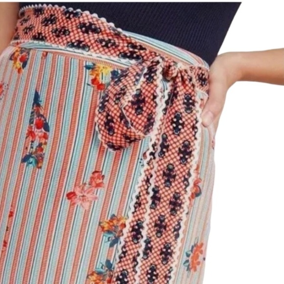 Bhanuni By Jyoti Anthropologie Casablanca Maxi Skirt Floral Prairie Patchwork - Picture 6 of 8